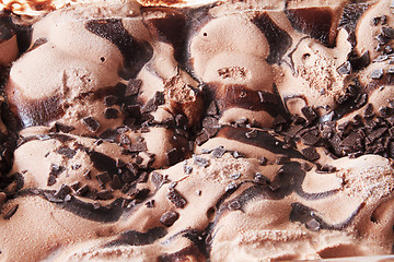 Image showing Chocolate ice cream