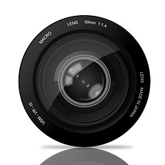 Image showing Eye in Camera Lens