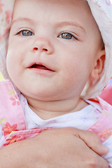 Image showing Smiling baby girl 