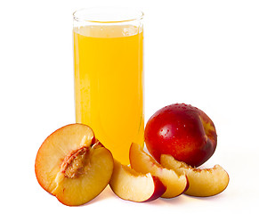 Image showing peach juice