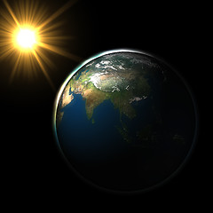 Image showing Earth in space