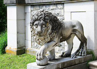 Image showing lion statue