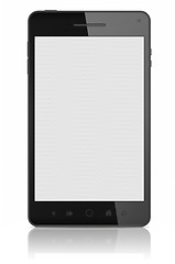 Image showing Smart Phone With Blank Screen Isolated