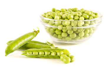 Image showing Green peas 