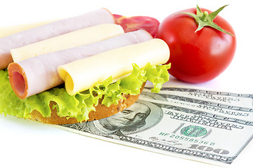 Image showing Expensive sandwich