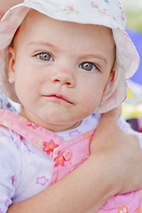 Image showing Smiling baby girl