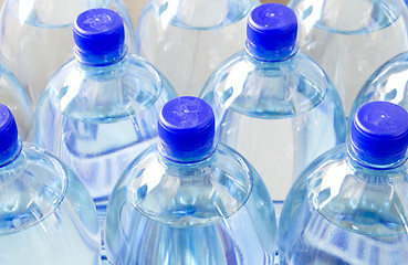 Image showing Water bottles