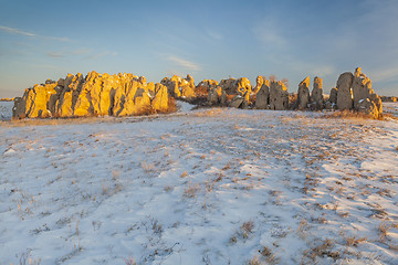 Image showing Natural Fort goelogical landmark