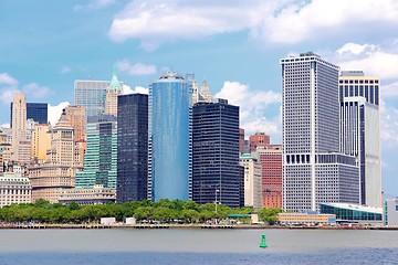 Image showing Manhattan skyline