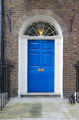 Image showing London Georgian door