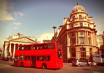 Image showing London retro style