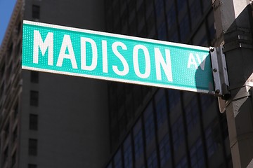 Image showing Madison Avenue