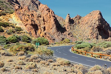 Image showing Tenerife road
