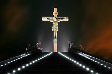 Image showing Statue of the crucifixion