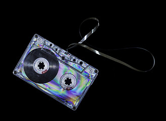 Image showing Vintage cassette tape