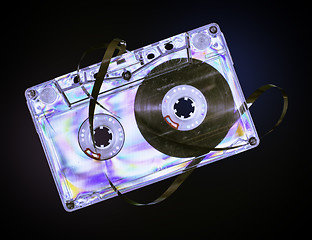 Image showing Vintage cassette tape