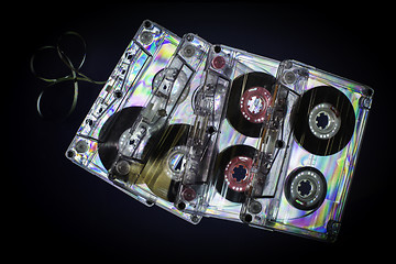 Image showing Vintage cassette tape