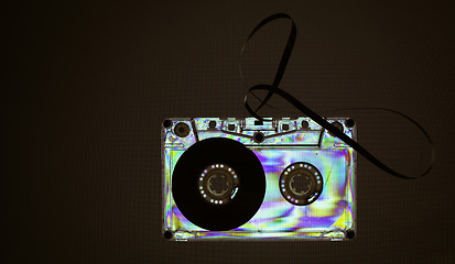 Image showing Vintage cassette tape
