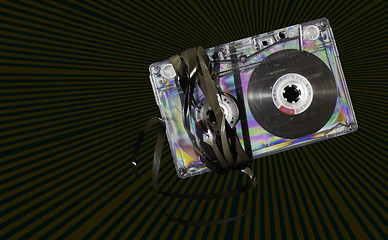 Image showing Vintage cassette tape