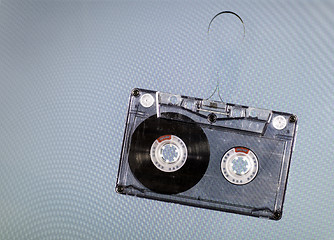 Image showing Vintage cassette tape