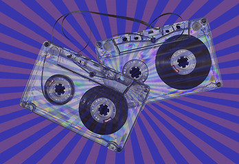 Image showing Vintage cassette tape