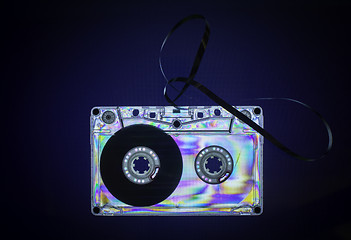 Image showing Vintage cassette tape