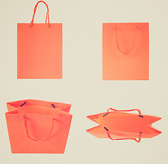 Image showing Retro look Shopping bag