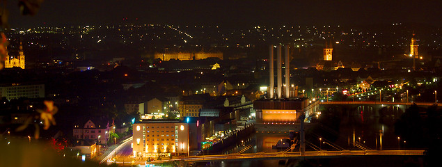 Image showing Wuerzburg at night