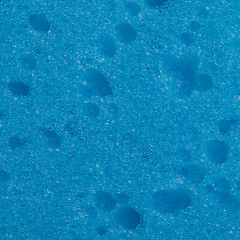 Image showing Blue sponge texture for background