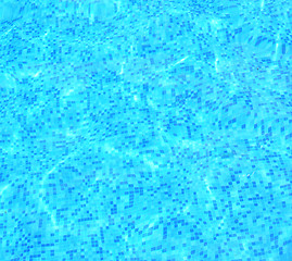 Image showing pool water