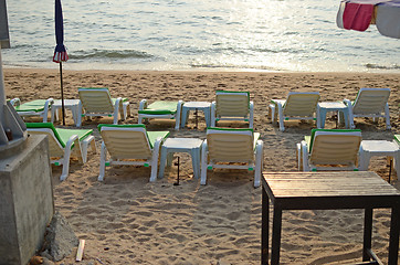 Image showing evening beach