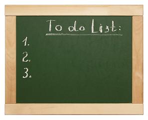 Image showing to do list