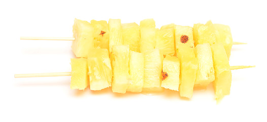 Image showing pineapple kebab