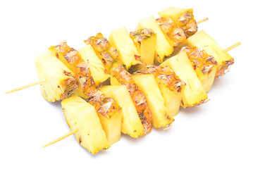 Image showing pineaaple kebabs