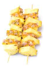 Image showing pineapple kebab