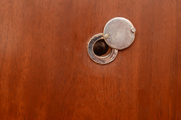 Image showing door peephole