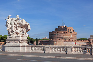 Image showing Sant Angelo Castle in Rome, Italy