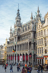 Image showing Brussels, Belgium, - Grand Place, February 17, 2014: Photo of Gr