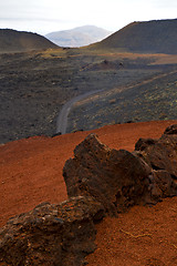 Image showing street in los volcanes lanzarote  spain 