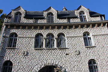 Image showing Old house in Montmarte alley. Paris.