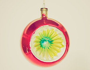 Image showing Retro look Baubles