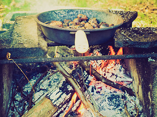 Image showing Retro look Barbecue picture