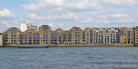 Image showing London docks