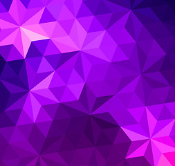 Image showing Retro triangle background