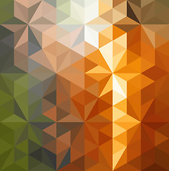 Image showing Retro triangle background