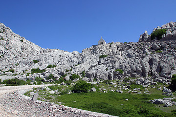 Image showing Chapel on mountain Velebit - Croatia