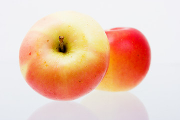 Image showing two ripe red apples