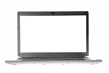 Image showing White laptop screen