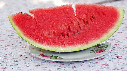 Image showing Slice water melon