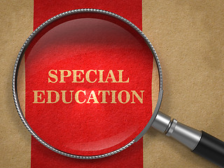 Image showing Special Education - Magnifying Glass.